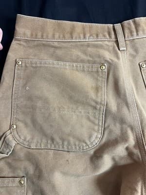 Carhartt B01 BRN Pants Mens 31x30 *30x29 Double Knee Duck Canvas Loose Fit USA - Thumbnail 13