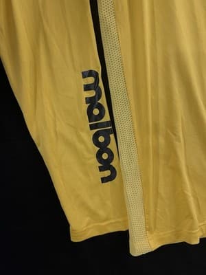 Malbon Golf Sunscape Compression Mock Neck Mens S Long Sleeve Yellow Reef Comber - Thumbnail 2