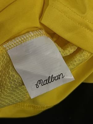 Malbon Golf Sunscape Compression Mock Neck Mens S Long Sleeve Yellow Reef Comber - Thumbnail 9