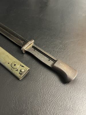 Vtg WWII German K98 Bayonet, S/175 G 1935 9042 f 288 a Army War Scabbard - Thumbnail 2