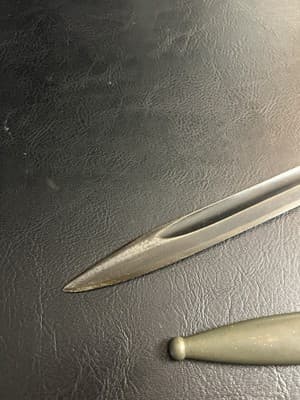 Vtg WWII German K98 Bayonet, S/175 G 1935 9042 f 288 a Army War Scabbard - Thumbnail 13