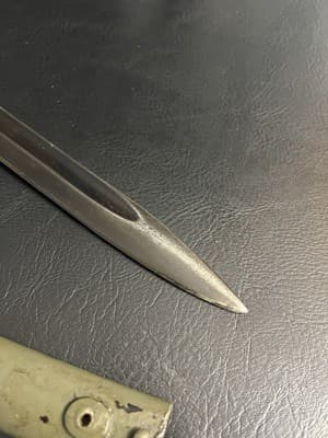 Vtg WWII German K98 Bayonet, S/175 G 1935 9042 f 288 a Army War Scabbard - Thumbnail 15