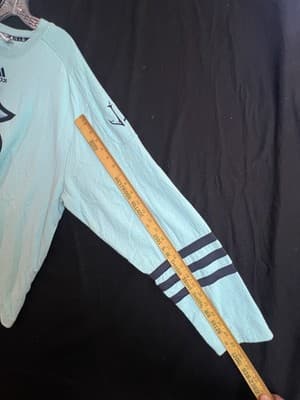Adidas Seattle Kraken NHL Mens XL Crew Jersey Sweater Long Sleeve Shirt Anchor - Thumbnail 8