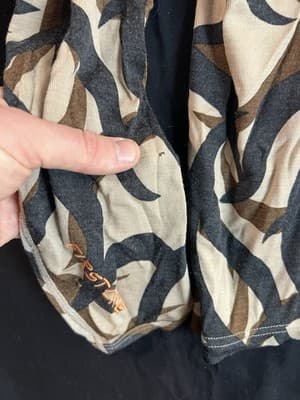 First Lite Chama Mid Weight Merino Wool Hoodie ASAT Camo 1/2 Zip Mens M *Shrunk* - Thumbnail 5