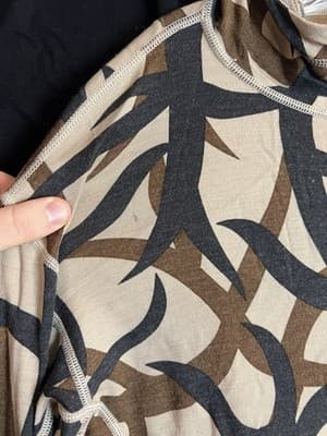 First Lite Chama Mid Weight Merino Wool Hoodie ASAT Camo 1/2 Zip Mens M *Shrunk* - Thumbnail 6