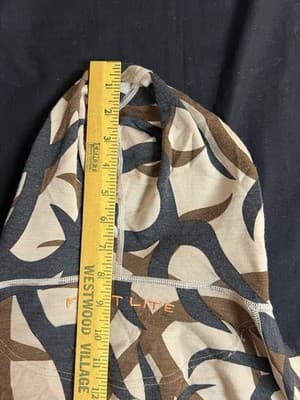 First Lite Chama Mid Weight Merino Wool Hoodie ASAT Camo 1/2 Zip Mens M *Shrunk* - Thumbnail 11