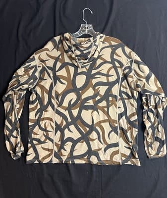 First Lite Chama Mid Weight Merino Wool Hoodie ASAT Camo 1/2 Zip Mens M *Shrunk* - Thumbnail 17