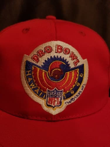 VTG NFL Pro Bowl Hawaii 1995 Baseball Cap Hat Adjustable USA Vintage Happy Shirt - Thumbnail 2