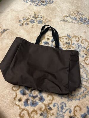 Seattle's Pike Place Market vtg Tote Bag Grocery Brown Cup Holder 2014 Produce - Thumbnail 6