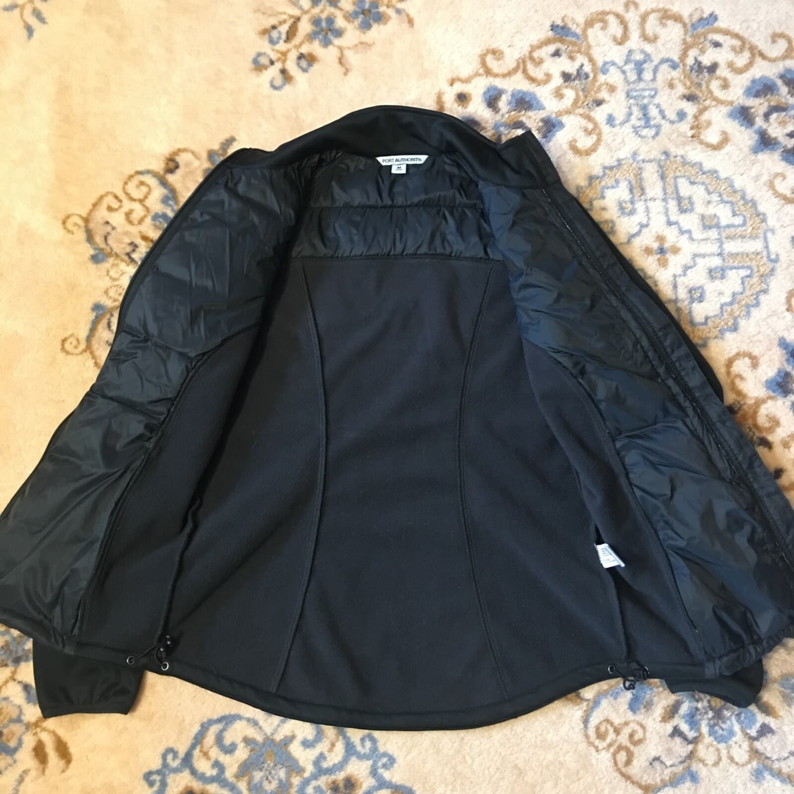 Nintendo Switch Women's M Employee Puffer Jacket Zip-Up Black Medium Puff Gamer - Thumbnail 4