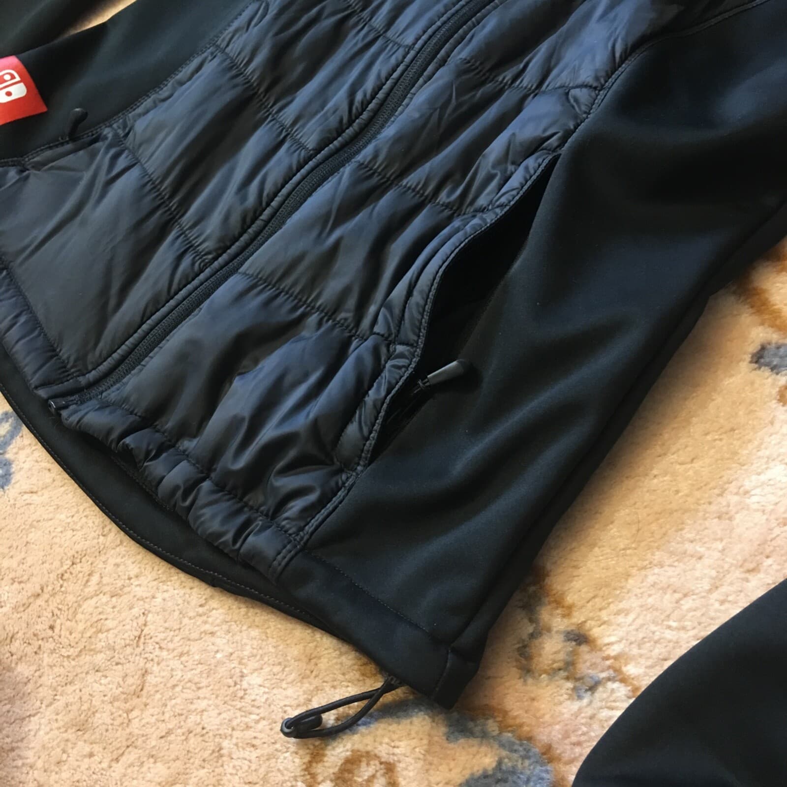 Nintendo Switch Women's M Employee Puffer Jacket Zip-Up Black Medium Puff Gamer - Thumbnail 8