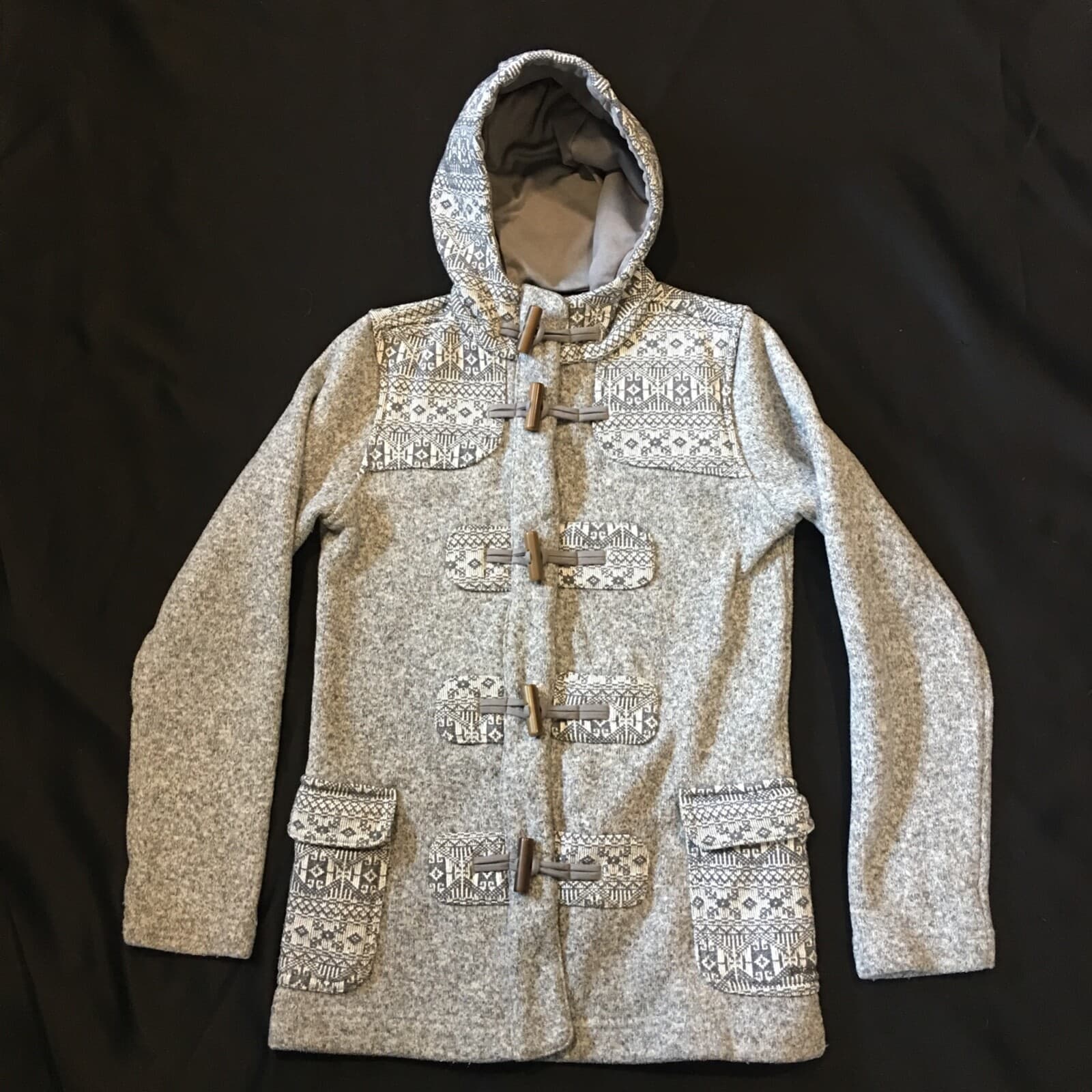 Patagonia Better Sweater Isle Skye Icelandic Hoody Jacket Coat XS Nordic Fleece