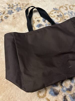 Seattle's Pike Place Market vtg Tote Bag Grocery Brown Cup Holder 2014 Produce - Thumbnail 8
