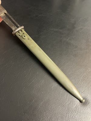 Vtg WWII German K98 Bayonet, S/175 G 1935 9042 f 288 a Army War Scabbard - Thumbnail 22