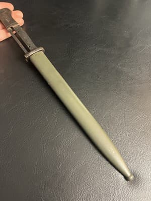 Vtg WWII German K98 Bayonet, S/175 G 1935 9042 f 288 a Army War Scabbard - Thumbnail 21