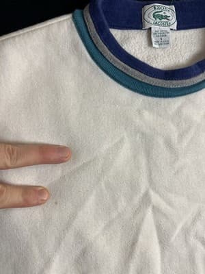 Vintage Izod Lacoste Men’s S Sweater USA 80s 90s Crew neck Pullover Sweatshirt - Thumbnail 4