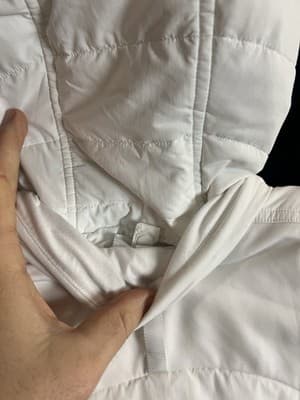 Lululemon Extra Mile Women's Quilted Jacket White Size 6 Puffer Coat Hooded - Thumbnail 16