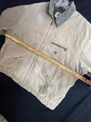 Vtg Carhartt Detroit J97 SDL Jacket Mens 3XL Saddle Brown Blanket Lined XXXL USA - Thumbnail 12