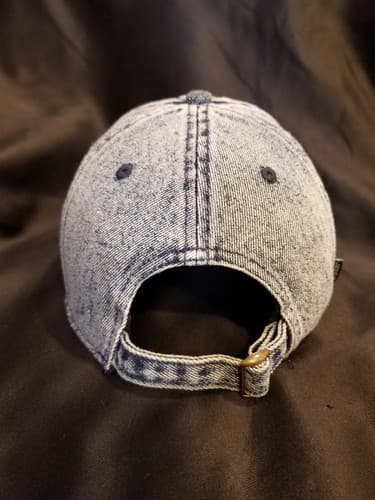 Rare Vtg WSU Washington State Cougars Denim Jean Hat Legacy College Adjustable - Thumbnail 5