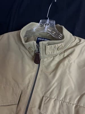 VTG 90s Polo Sport Ralph Lauren Size S Bomber Zip Up Goose Down Puffer Jacket - Thumbnail 3