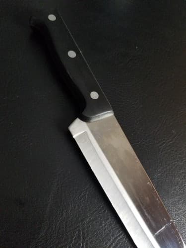 JA Henckels International Chefs Knife 8" Blade Eversharp Pro Black Handle - Thumbnail 7