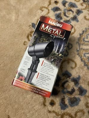 NEW Intermatic Malibu Metal Low Voltage Landscape Light Floodlight 10W LT9 New - Thumbnail 3