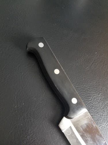 JA Henckels International Chefs Knife 8" Blade Eversharp Pro Black Handle - Thumbnail 8