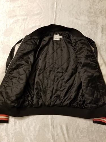 Coach X Keith Haring Love Liberty Jacket Small S Statue of Bomber Track Coat NYC - Thumbnail 7