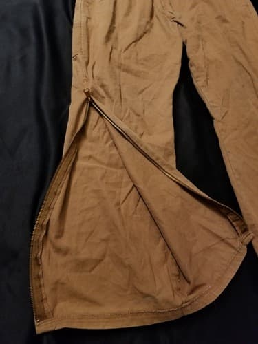 Vtg Jumpsuit Brown 38 Short USA Army Corps Engineers Coveralls R&R Uniform - Thumbnail 11