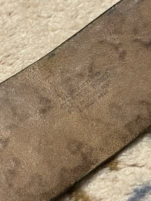 Vintage Handmade Embossed Ornate Leather Holster & Ammo Belt Leaves Brown Black - Thumbnail 18