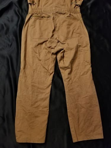 Vtg Jumpsuit Brown 38 Short USA Army Corps Engineers Coveralls R&R Uniform - Thumbnail 18