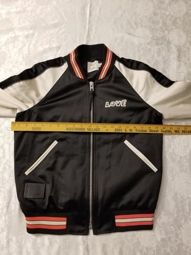 Coach X Keith Haring Love Liberty Jacket Small S Statue of Bomber Track Coat NYC - Thumbnail 15