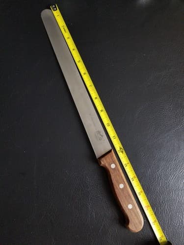 R.H. Forschner Swiss Co 455-12 Bread Knife Wood Kitchen Cutlery Straight Long 11 - Thumbnail 9