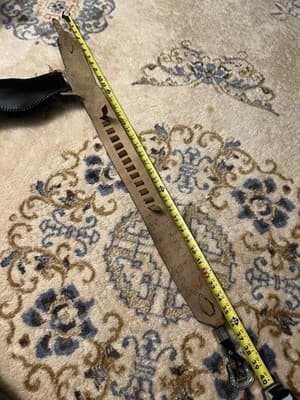 Vintage Handmade Embossed Ornate Leather Holster & Ammo Belt Leaves Brown Black - Thumbnail 24