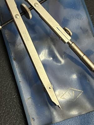 Vtg Lot Drafting Tools Drawing 5 Compass Germany C-thru DI-26 Dietzgen Pickett - Thumbnail 8