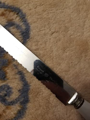 Vtg Regent Sheffield Stainless Steel Knife The Miracle Worker England Starburst - Thumbnail 3