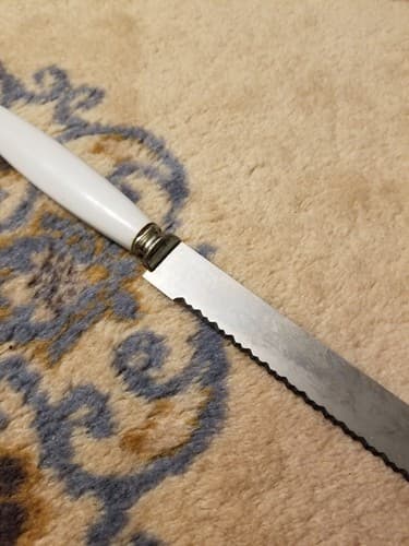 Vtg Regent Sheffield Stainless Steel Knife The Miracle Worker England Starburst - Thumbnail 9