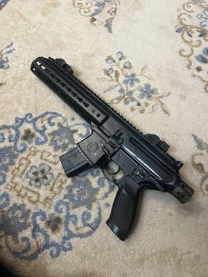 SIG Sauer MCX Air Rifle Pellet Gun Co2 Metal Japan For Parts Untested - Image 1