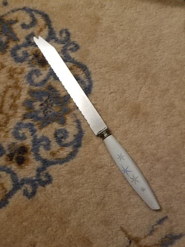 Vtg Regent Sheffield Stainless Steel Knife The Miracle Worker England Starburst - Image 1