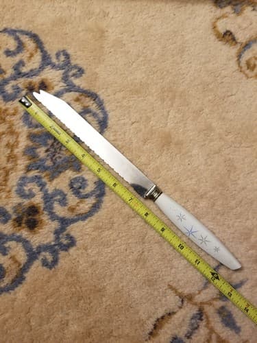 Vtg Regent Sheffield Stainless Steel Knife The Miracle Worker England Starburst - Thumbnail 6