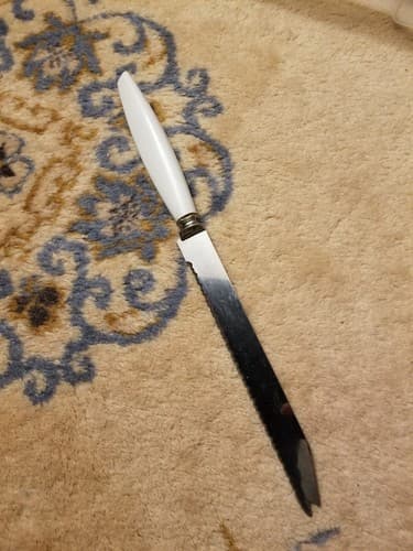 Vtg Regent Sheffield Stainless Steel Knife The Miracle Worker England Starburst - Thumbnail 7