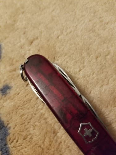 Victorinox Swiss Army Knife Multi Tool Economy Red Translucent! 7 Pc Wine Opener - Thumbnail 17