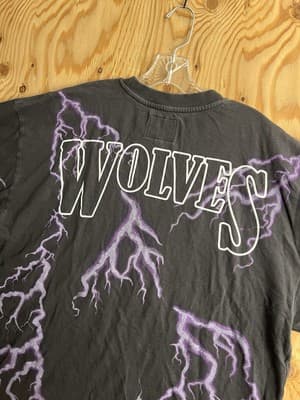 Darc Sport Wolves Club Bury Me in Darc Woman Weights Workout Lightening Tee - Thumbnail 6