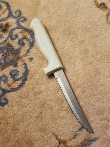 Russell International 7603 5 1/2" Boning Knife NSF Rated White Handle - Thumbnail 5