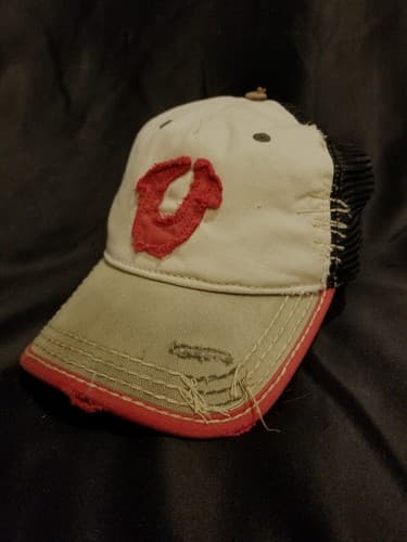 Vintage True Religion Distressed Embroidered Horseshoe Cap Adjustable Leather - Thumbnail 9
