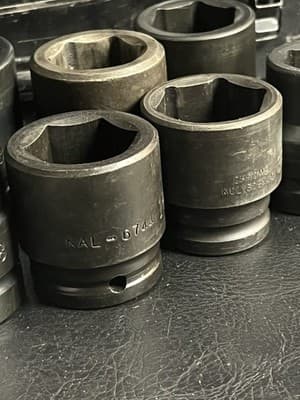 Mixed Large Socket Lot 11 pcs 2″ - 1” USA Pittsburgh Case CR-V Proto Matco Set - Thumbnail 10