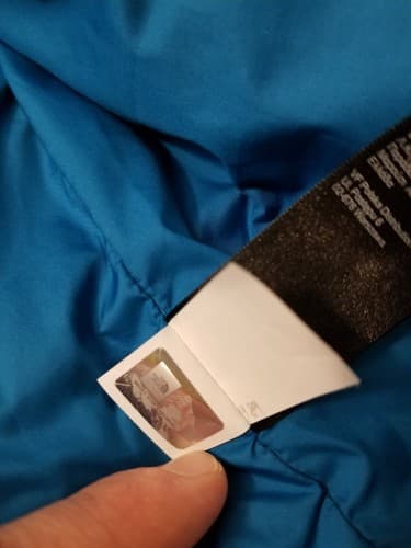 The North Face Mens L Puffer Bombay Vest Full Zip Stand-Up Blue Insulated Puff - Thumbnail 7