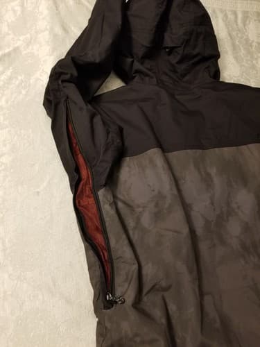 Burton Men's S MB Covert Shell JK Jacket Cloud Shadows Ski/Snowboard Gray - Thumbnail 9