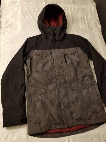 Burton Men's S MB Covert Shell JK Jacket Cloud Shadows Ski/Snowboard Gray - Thumbnail 14