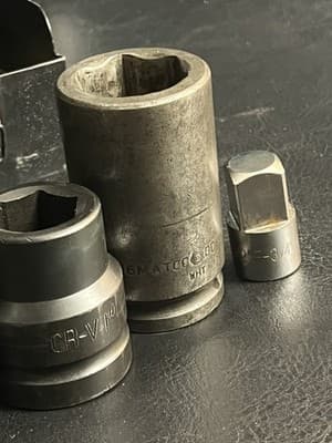 Mixed Large Socket Lot 11 pcs 2″ - 1” USA Pittsburgh Case CR-V Proto Matco Set - Thumbnail 12